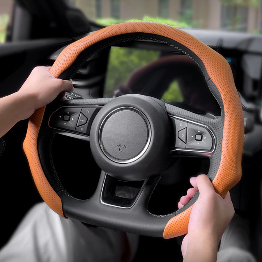 NAPPA Leather Universal Car St - Car Steering Wheel Cover Anti Slip Breathable 评论和价格