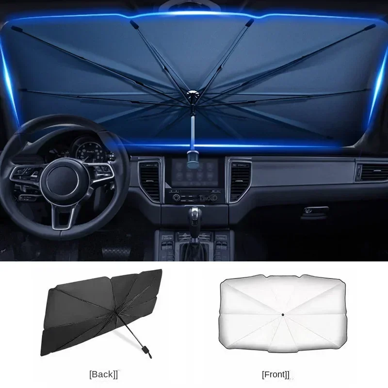 Multi Purpose Convenient Folda - Car Sunshade Windshield Umbrella Foldable 评论和价格