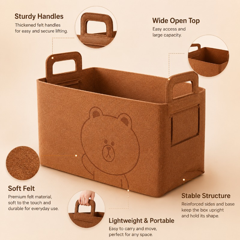 20L Large Felt Trunk Organizer - Car Trunk Organizer Foldable Storage Box 评论和价格