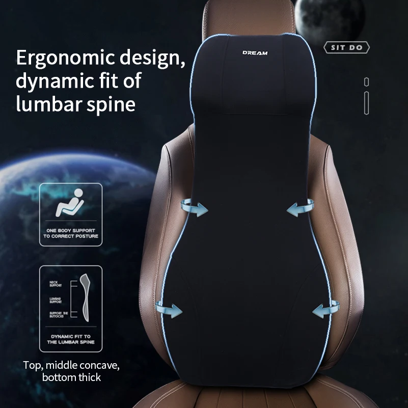Integrated Car Lumbar Support  - Memory Foam Car Neck Pillow Lumbar Support 评论和价格