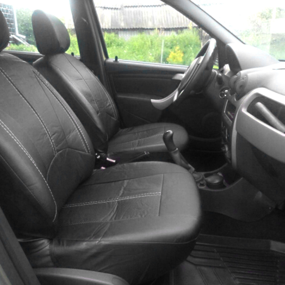 Four Seasons PU Leather Car Se - Leather Car Seat Covers Full Set Universal 评论和价格