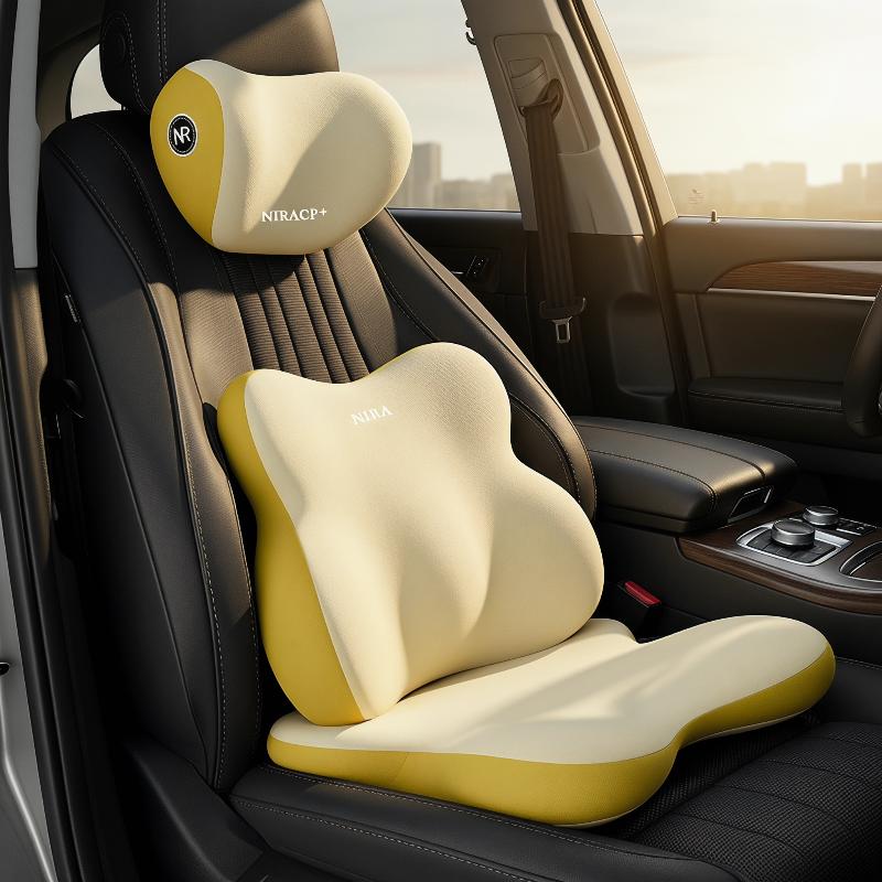 Car Seat Lumbar Support and Ne - Memory Foam Car Neck Pillow Lumbar Support 评论和价格